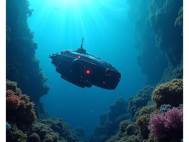深海観測自律潜水艇（AUV）