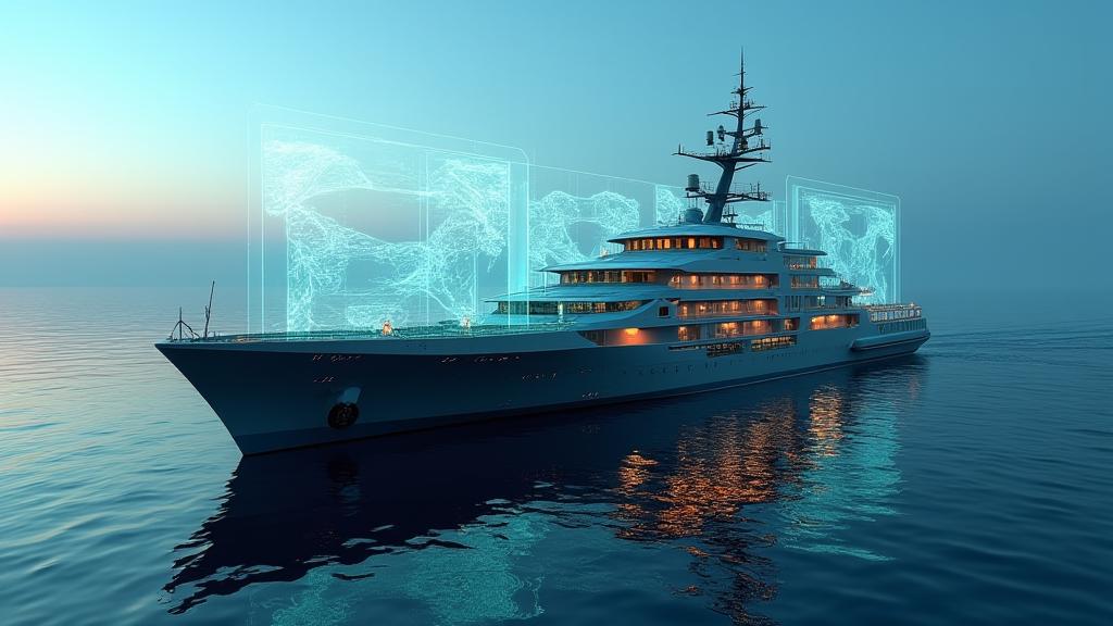 AIが最適化を提案する未来の漁業の船